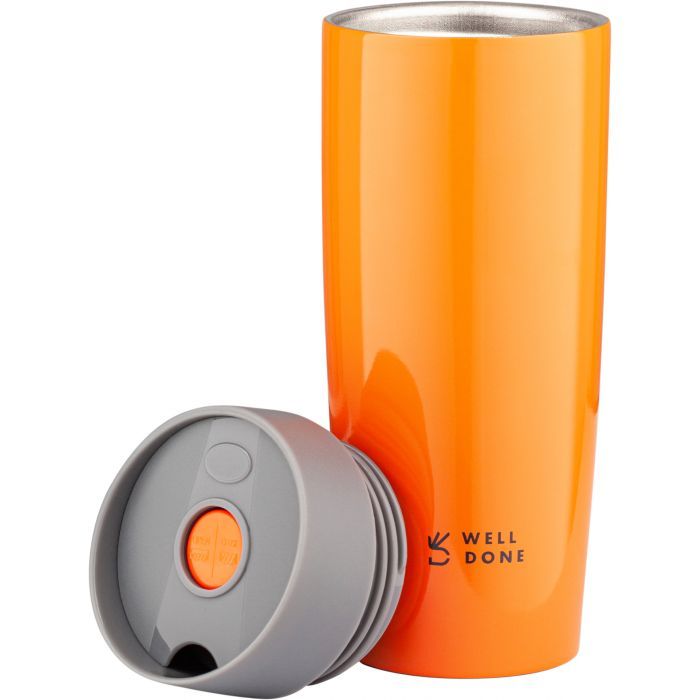Термокружка Well Done 380 мл Orange (WD-7053O) зображення 2