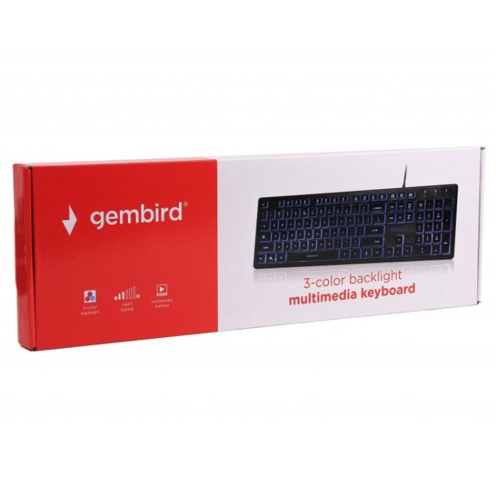 Клавиатура Gembird KB-UML3-01-W-UA USB White (KB-UML3-01-W-UA) изображение 5
