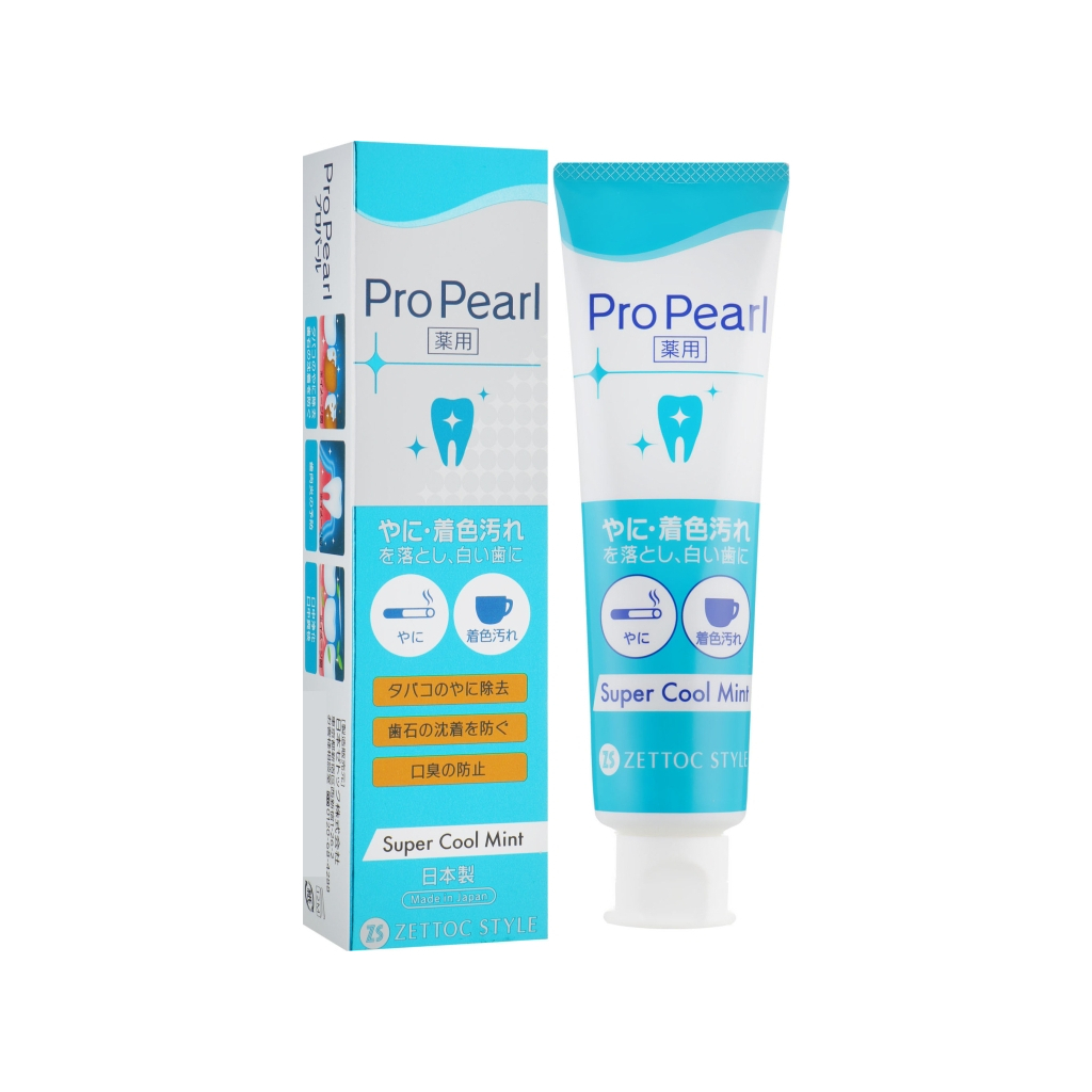 Зубна паста Zettoc ProPearl Активний догляд зі смаком м'яти 100 г (4582118954308) зображення 2