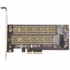 Контроллер RAID Frime Marvell 88SE9230 4xSATA(2xeSATA), 2xPCIe (ECF-PCIE2.4sRAID002.LP)