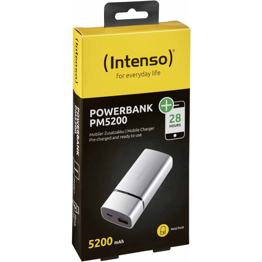 Батарея универсальная Intenso PM5200 5200mAh, USB-A(5V/1.5A) (7323521) изображение 3
