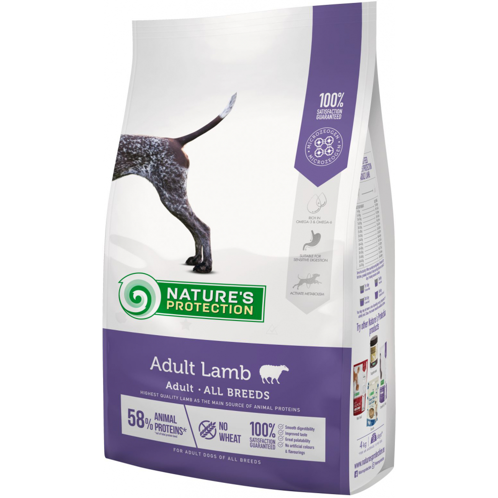 Сухой корм для собак Nature's Protection Adult Lamb All breeds 12 кг (NPS45750)