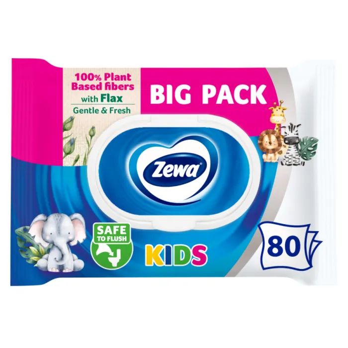 Туалетная бумага Zewa Baby 80 шт. (7322541394275)