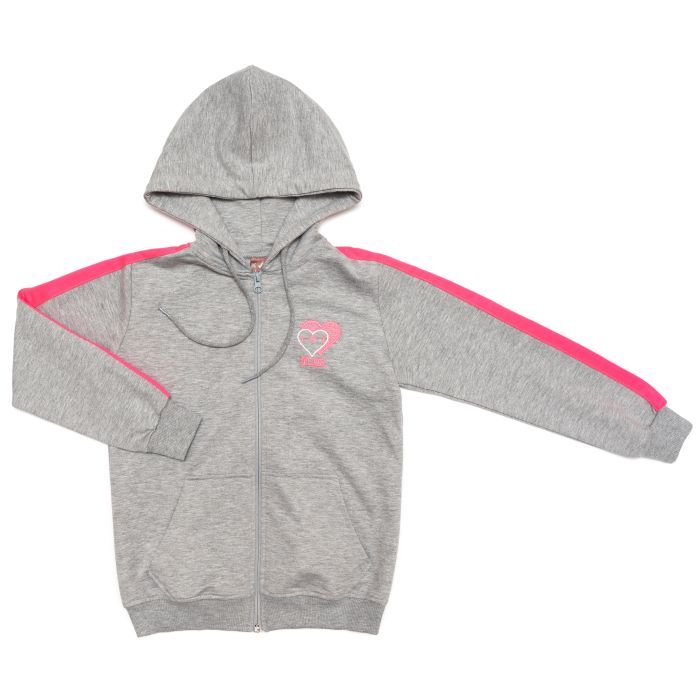 Спортивний костюм дитячий Joi із серцем (S-703-152G-gray) зображення 2