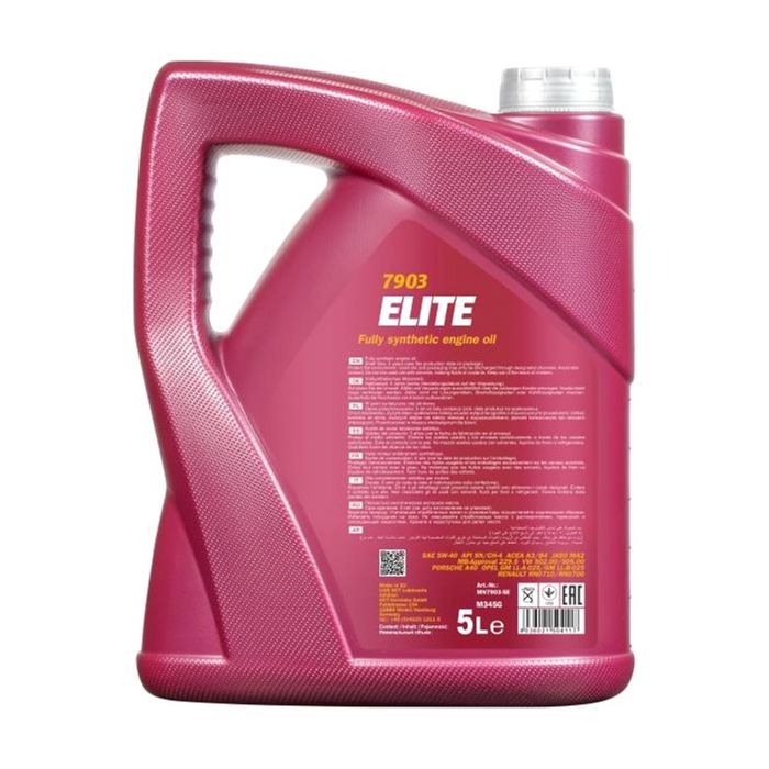 Моторное масло Mannol ELITE 1л 5W-40 (MN7903-1) изображение 2