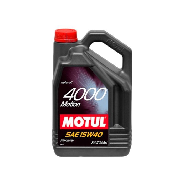 Моторное масло MOTUL 4000 Motion 15W40 5 л (386406)