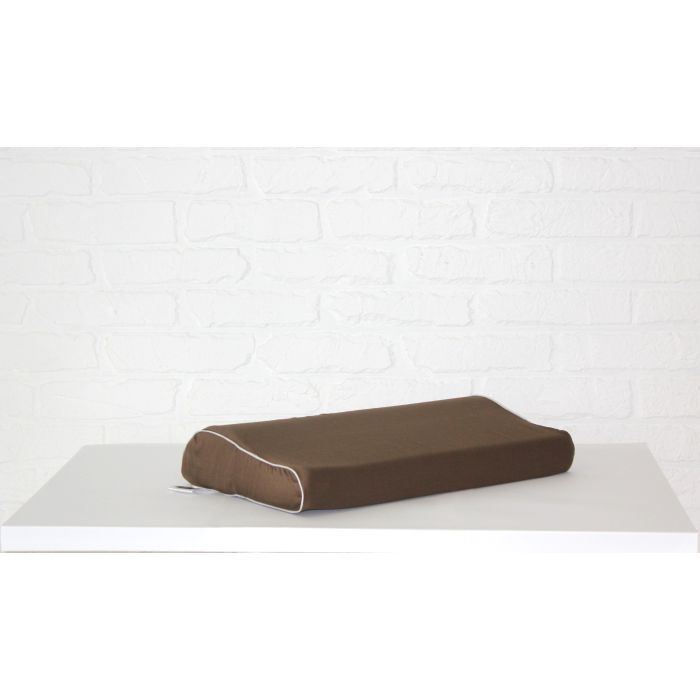 Подушка MirSon ортопедична 6120 Delicate satin Cacao Kiddy Boy 50х29х5/8 (2200003262742) зображення 3