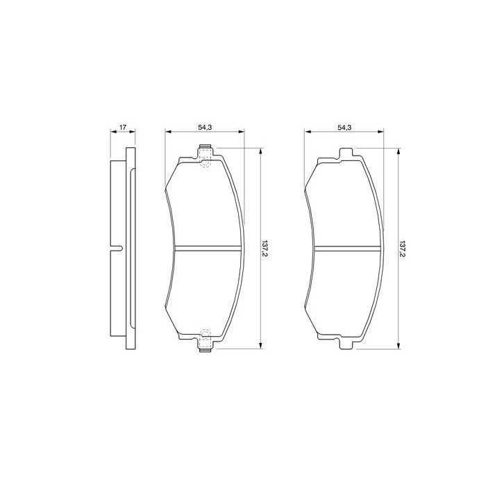 Гальмівні колодки Bosch 0 986 424 215 зображення 6
