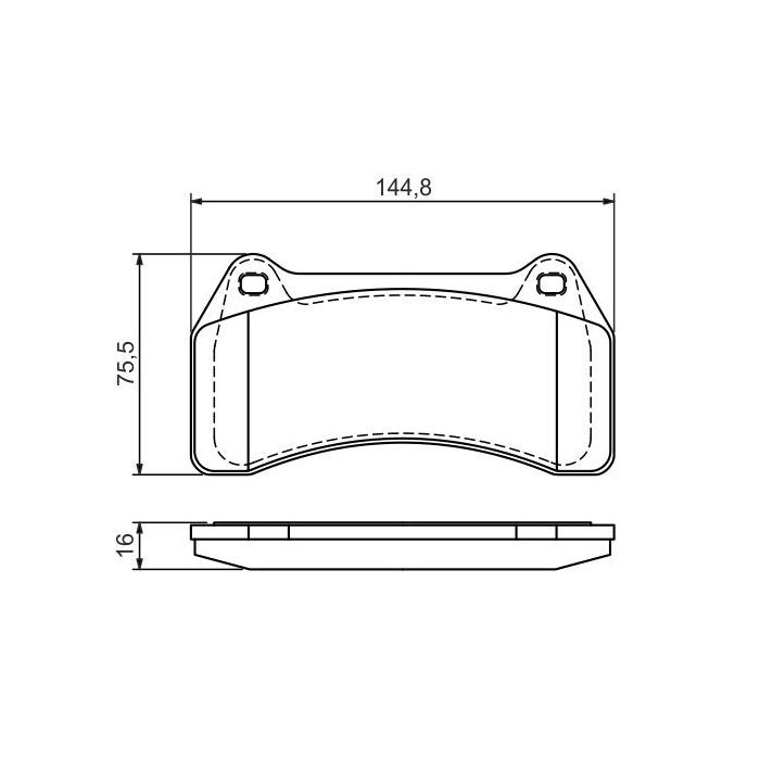 Гальмівні колодки Bosch 0 986 494 448 зображення 5