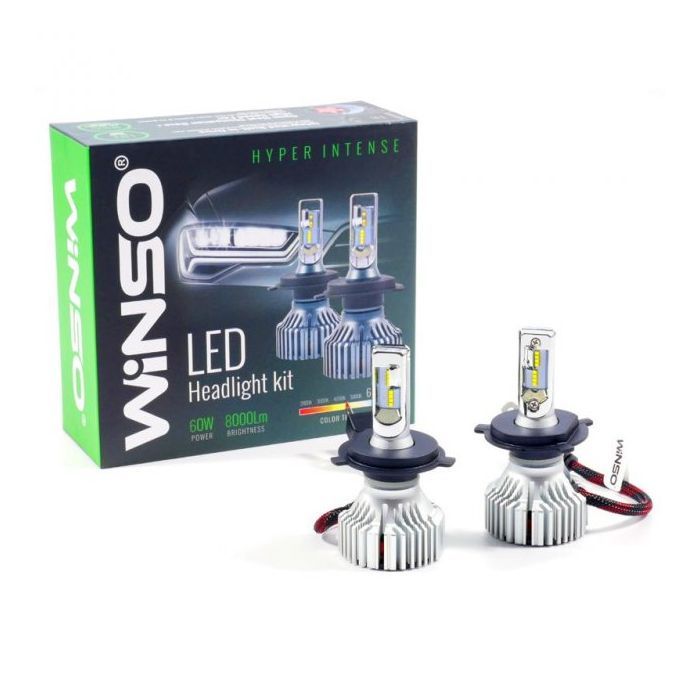 Автолампа WINSO LED H4 12/24V 60Вт 8000Лм. (798400) изображение 5