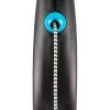 Поводок для собак Flexi Black Design S трос 5 м (голубой) (4000498033333) изображение 2