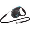 Поводок для собак Flexi Black Design S трос 5 м (голубой) (4000498033333)