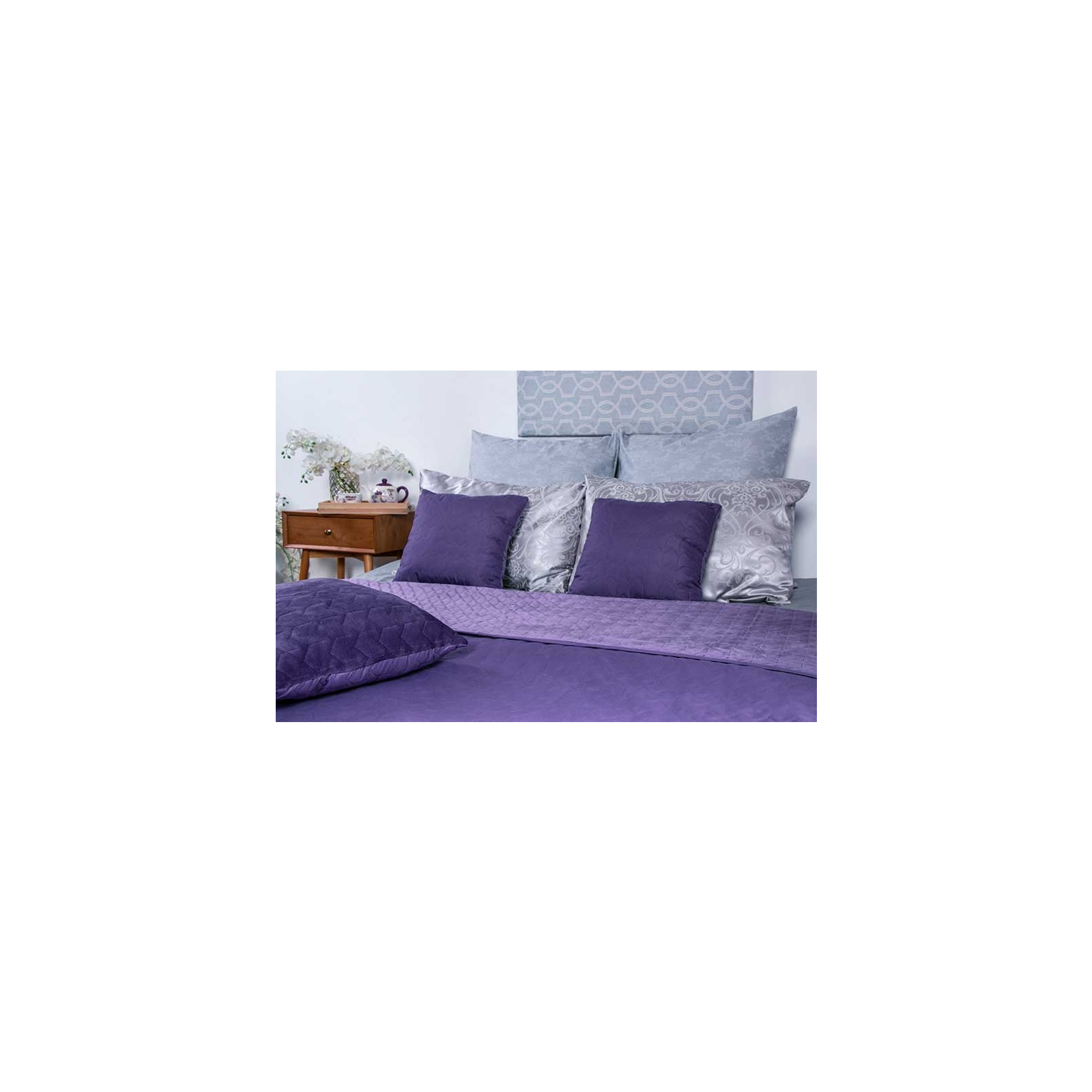 Подушка Руно декоративная Velour Violet 40х40 (311.55_Violet) изображение 3