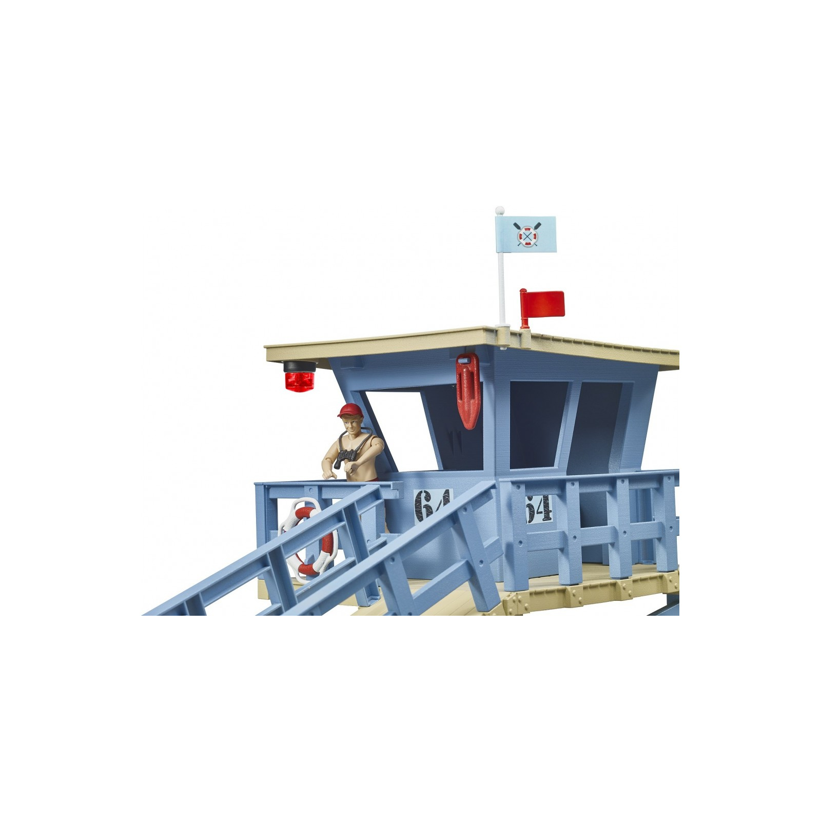 Ігровий набір Bruder Рятувальна водна станція з квадроциклом та скутером (62780) зображення 4