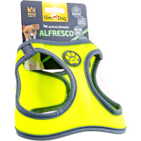 Шлея для собак GimDog Alfresco неопрен XXS 28-32 см жовта (8009632059839)