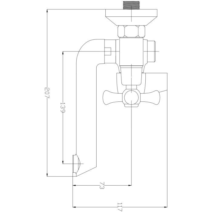 Смеситель Kroner Hamburg-C060 изображение 7
