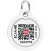 Адресник для животных WAUDOG Smart ID с QR-паспортом "NASA", круг 30 мм (230-0147) изображение 3
