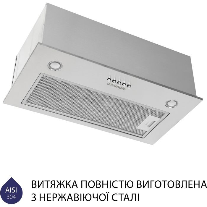 Витяжка кухонна Minola HBI 5227 I 700 LED зображення 4