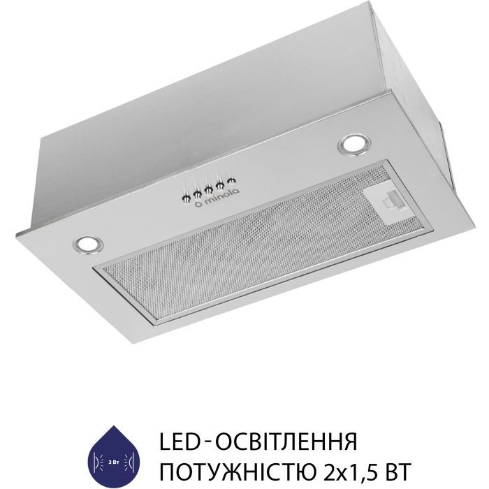 Витяжка кухонна Minola HBI 5227 I 700 LED зображення 5