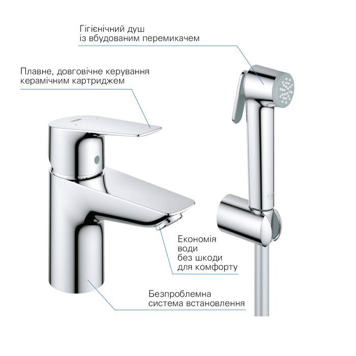 Змішувач Grohe QuickFix 23773001 (CV030591) зображення 5