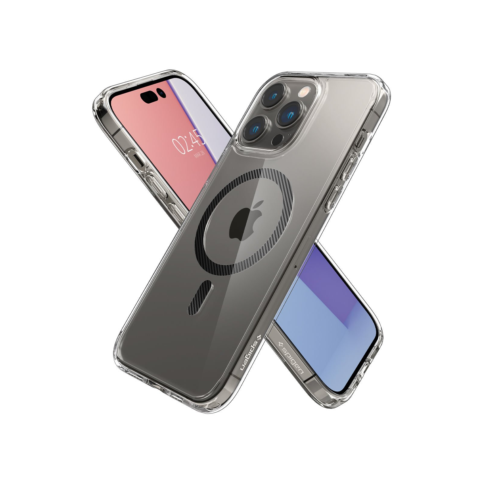 Чохол до мобільного телефона Spigen Apple Iphone 14 Pro Max Ultra Hybrid MagFit, Carbon Fiber (ACS04827) зображення 4