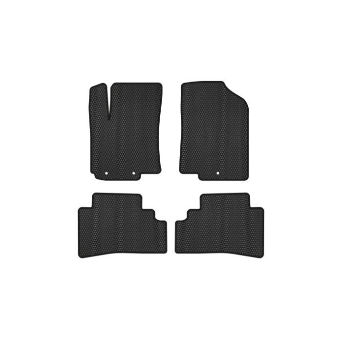Коврик в салон EVAtech Kia Rio 2011-2017 3 покоління Sedan EU (KI32966PVC4LA3RBB)