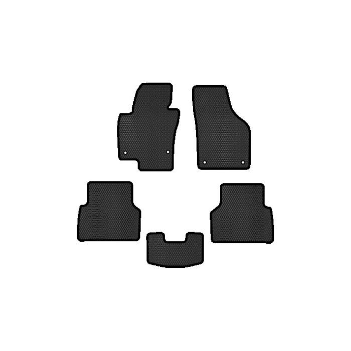 Коврик в салон EVAtech Volkswagen Tiguan (NF) AT 2007-2018 1 поколі (VW32872CZ5AV4RBB)