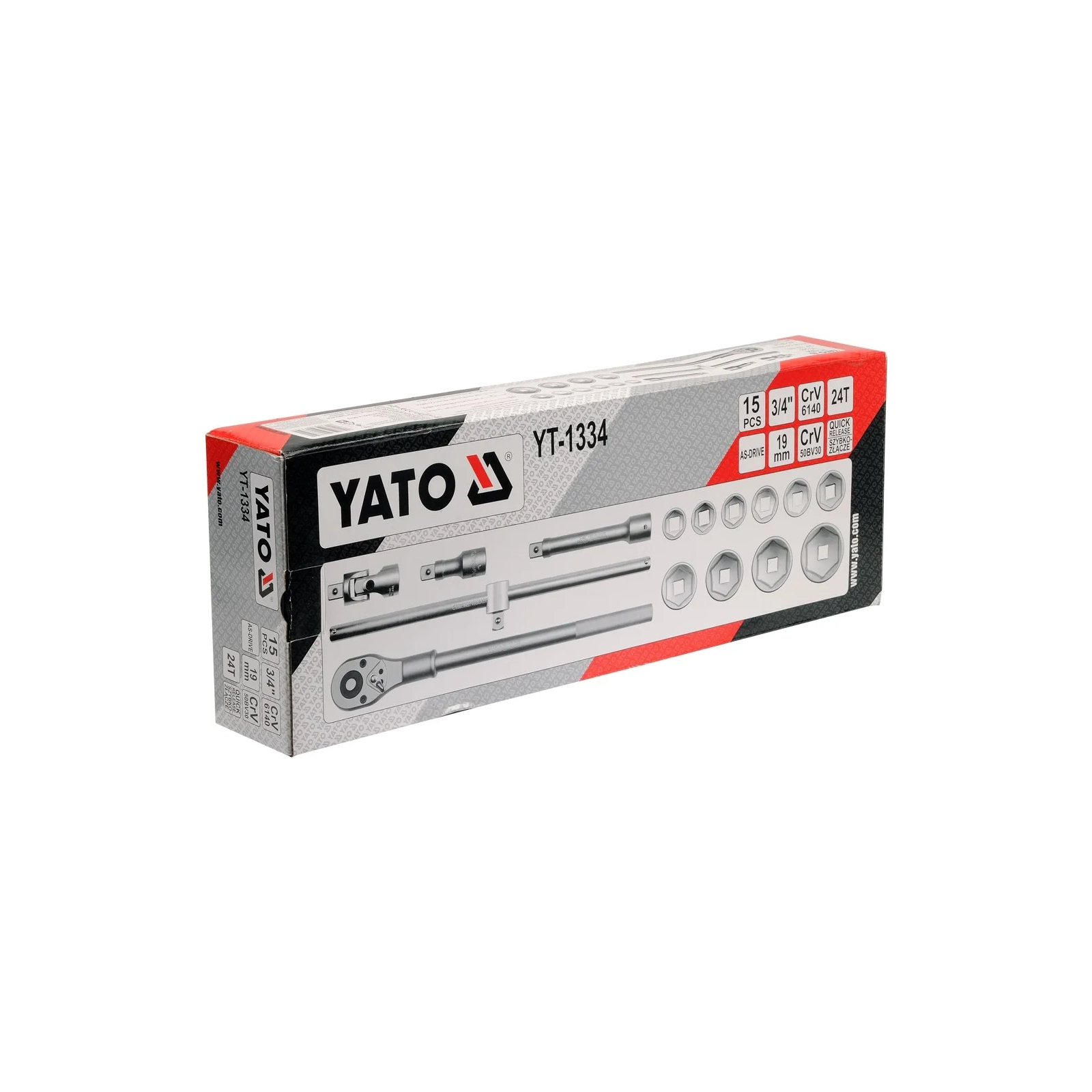 Набір інструментів Yato YT-1334 зображення 3
