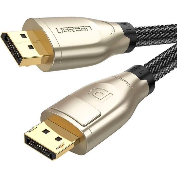 Кабель мультимедийный DisplayPort 2.0m V1.4 8K Zinc Alloy Shell DP112 Ugreen (60843)