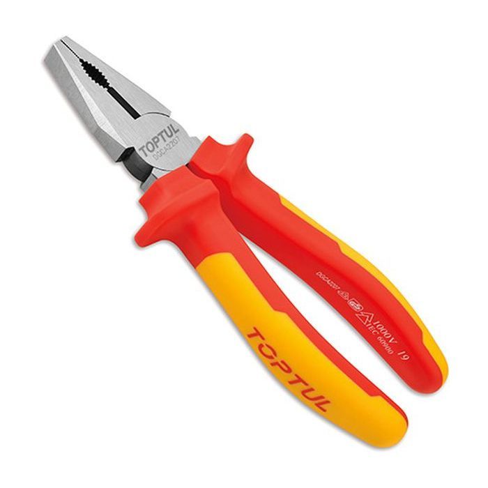Плоскогубцы Toptul электрика 7" 1000V VDE (DGCA2207)
