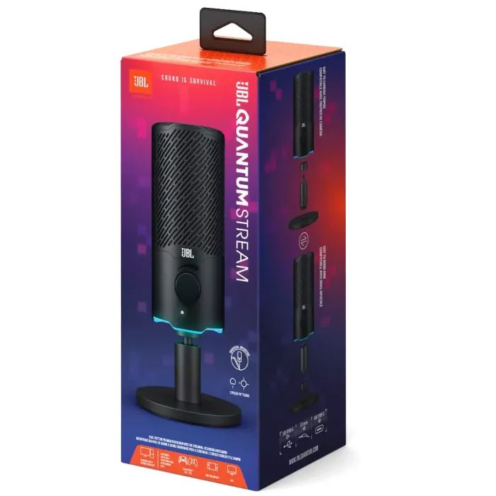 Мікрофон JBL Quantum Stream (JBLQSTREAMBLK) зображення 9