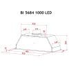 Витяжка кухонна Perfelli BI 5684 BL 1000 LED зображення 10