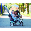 Детский велосипед Smoby Беби Драйвер с козырьком и багажником Голубовато-серый (741500) изображение 6