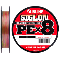 Photos - Fishing Line Sunline Шнур  Siglon PE х8 150m 0.3/0.094mm 5lb/2.1kg Multi Color (1658.09. 