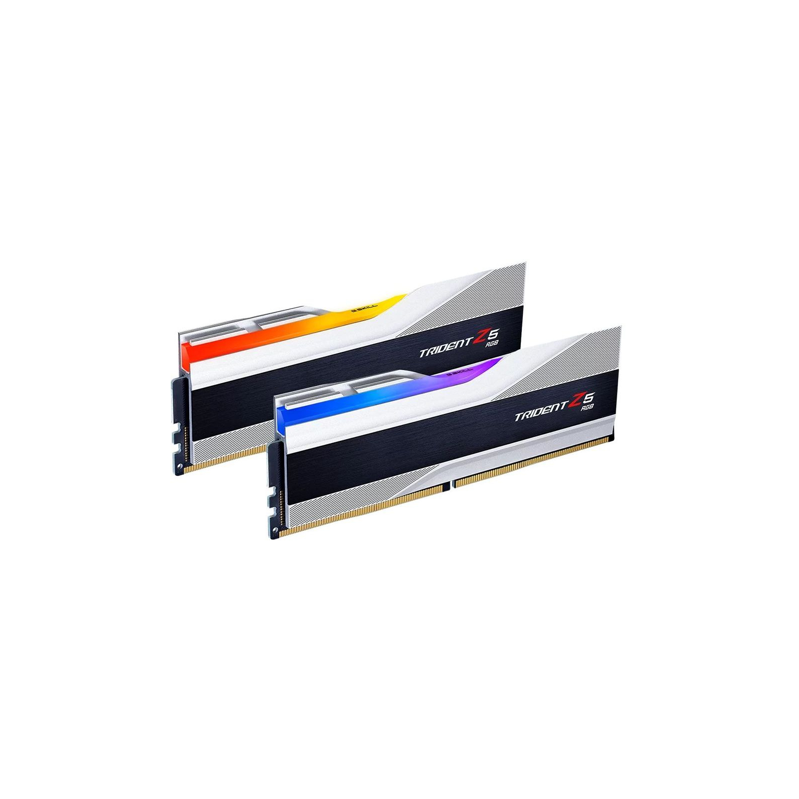 Модуль памяти для компьютера DDR5 32GB (2x16GB) 6800 Trident Z5 RGB Silver G.Skill (F5-6800J3445G16GX2-TZ5RS) изображение 2