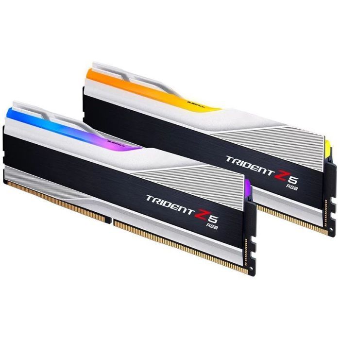 Модуль памяти для компьютера DDR5 32GB (2x16GB) 6800 Trident Z5 RGB Silver G.Skill (F5-6800J3445G16GX2-TZ5RS) изображение 3