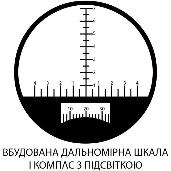 Бинокль Sigeta General 10x50 Camo Floating/Compass/Reticle (65860) изображение 6
