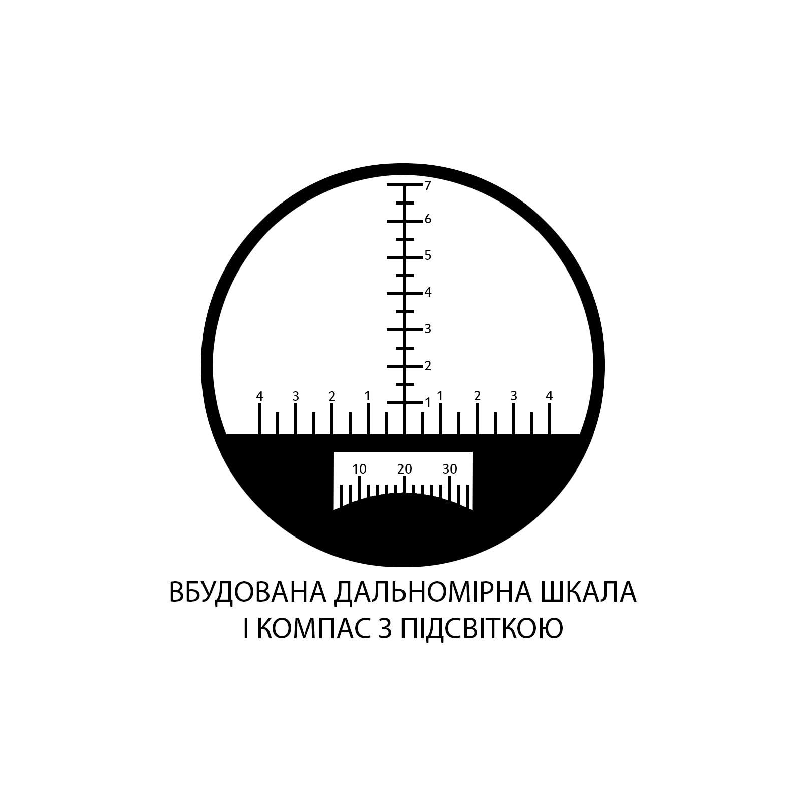 Бінокль Sigeta General 10x50 Camo Floating/Compass/Reticle (65860) зображення 6