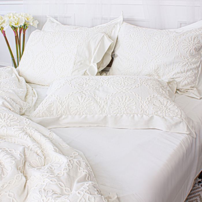 Постільна білизна MirSon Pique Cotton Snow mountain євро (2200006536574)