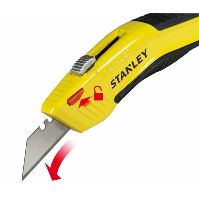 Нож монтажный Stanley Instantfeed, 5 лезвий , автоподача новых лезвий, L=150мм. (0-10-237) изображение 4