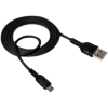 Дата кабель USB 2.0 AM to Micro 5P 1.0m NB212 2.1A Black XO (XO-NB212m-BK) зображення 2