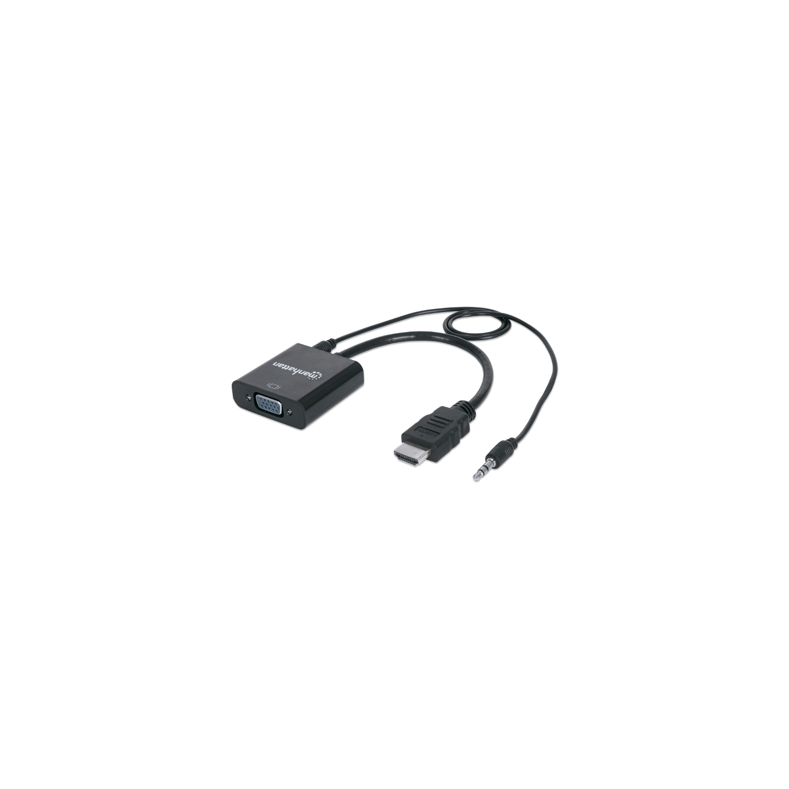 Переходник HDMI M to VGA F (with audio) Manhattan Intracom (151559)