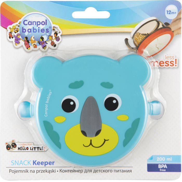 Контейнер для хранения продуктов Canpol babies Hello Little Бирюзовый 200 мл (51/008_tur) изображение 5
