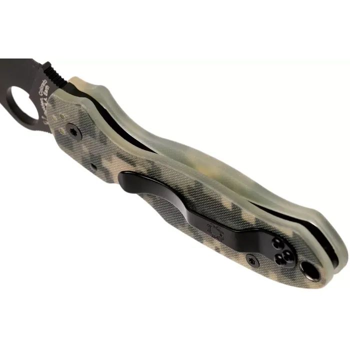 Ніж Spyderco Para 3 Black Blade G10 Camo (C223GPCMOBK) зображення 6