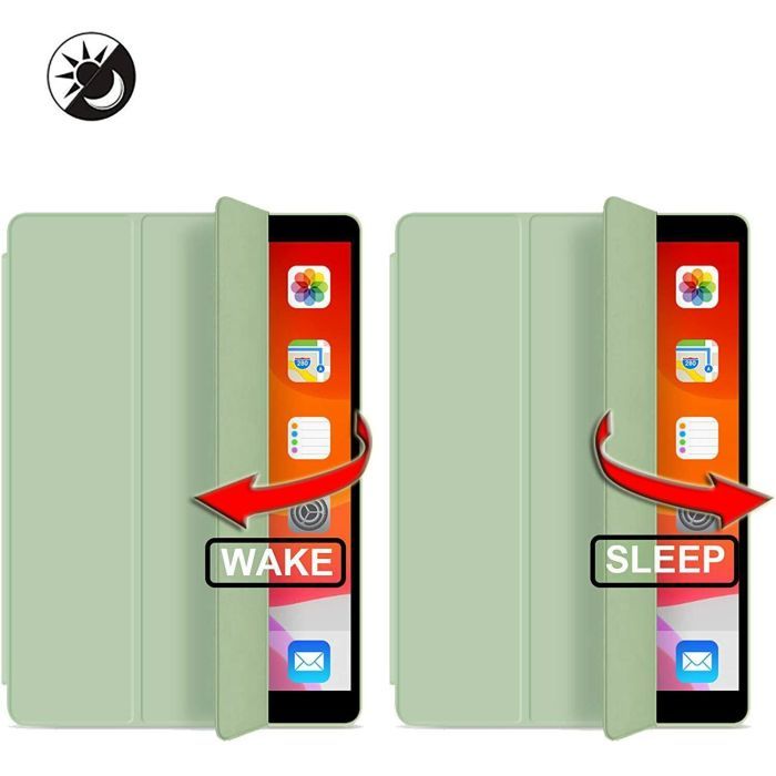 Чохол до планшета BeCover Tri Fold Soft TPU mount Apple Pencil Apple iPad 10.2 2019/2020/2021 Light Green (708458) зображення 4