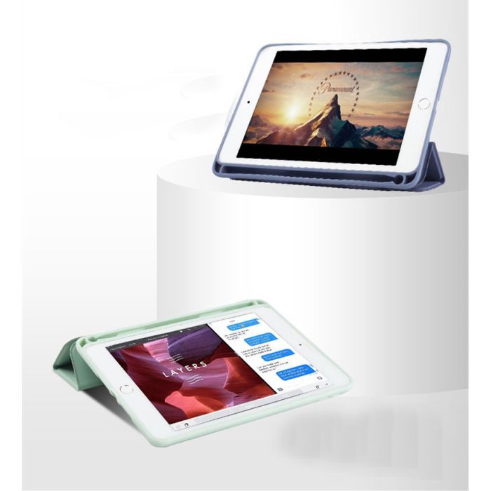 Чохол до планшета BeCover Tri Fold Soft TPU mount Apple Pencil Apple iPad 10.2 2019/2020/2021 Light Green (708458) зображення 6