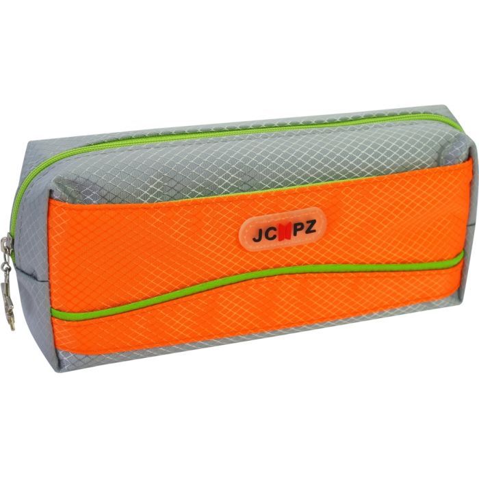 Пенал Cool For School 2 отделения оранжевый (J-2378-orange)