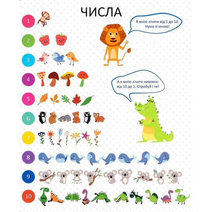 Книга Мої перші цифри - Ольга Шевченко Vivat (9789669827456) изображение 7