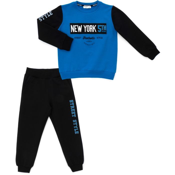 Спортивний костюм дитячий Breeze NEW YORK (13678-128B-blue)