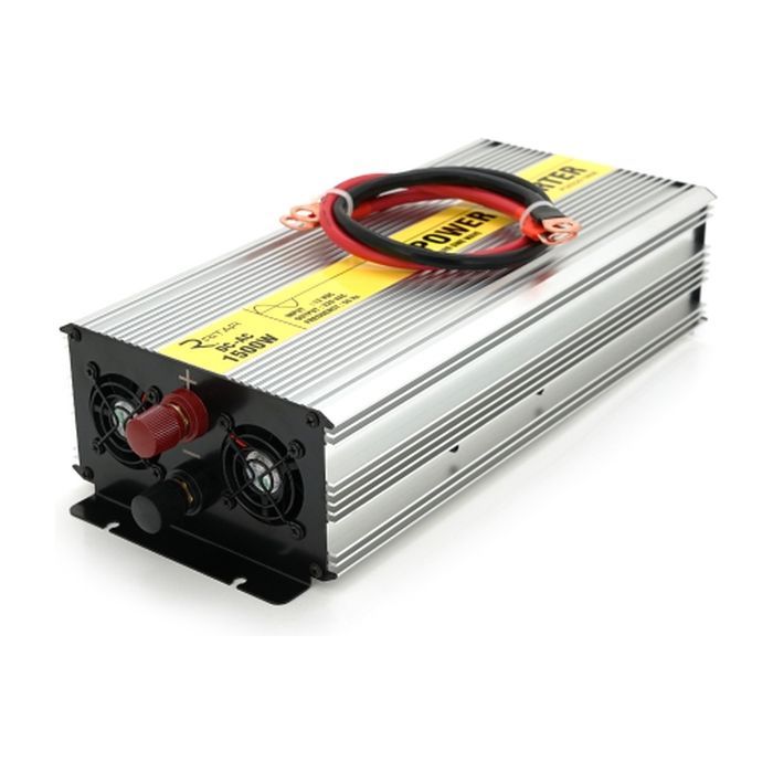 Автомобільний інвертор 12V/220V 1500W чиста синусоїда, 2xShuko, 1xUSB Ritar (RSC-1500) зображення 2